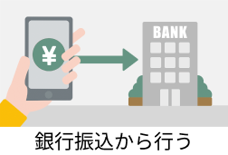 銀行振込から行う